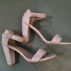 Blush Strap Heels
